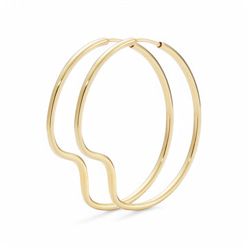 Maria Black Copenhagen Earring 25 mm Forgyldt