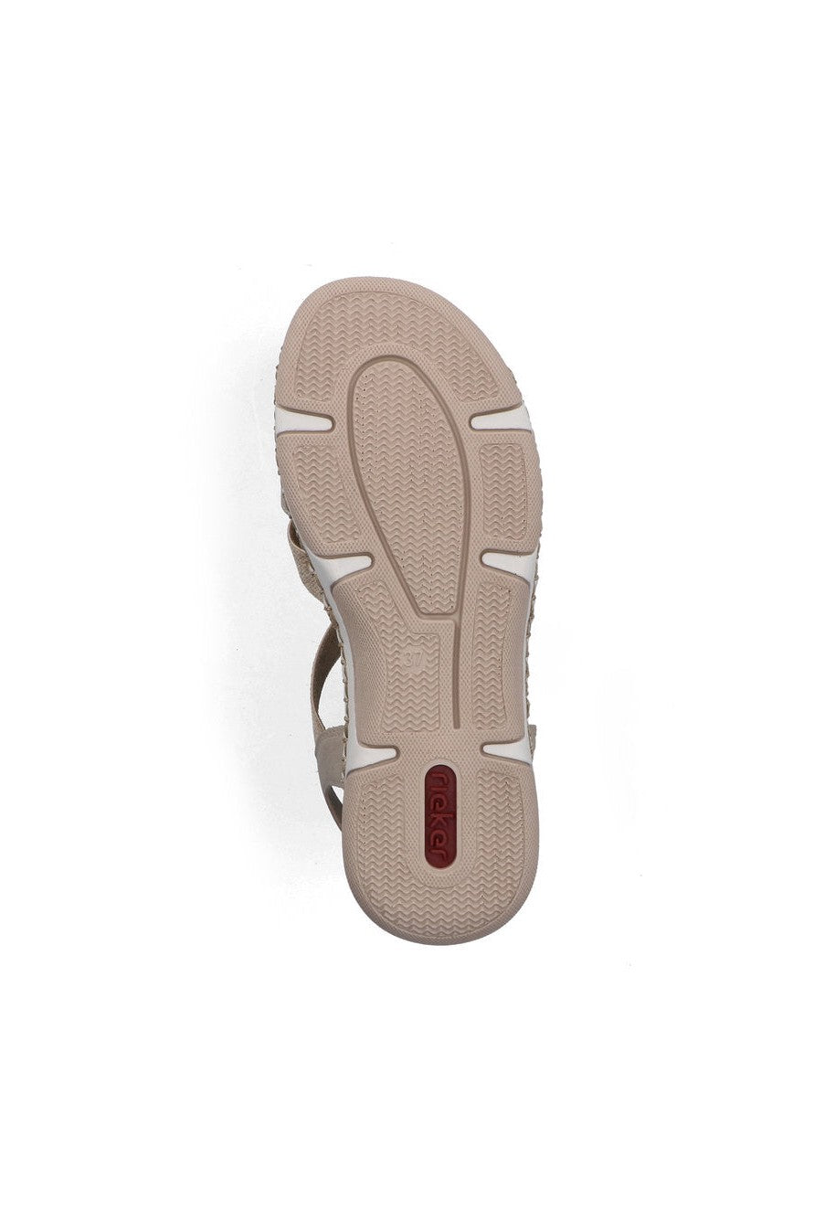 Rieker W Sandaler Beige - 66201-62