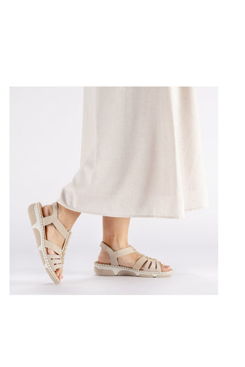 Rieker W Sandaler Beige - 66201-62