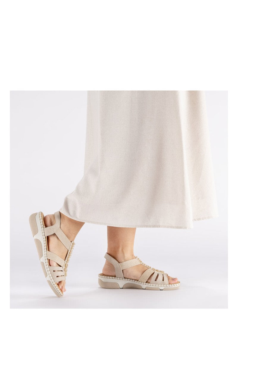 Rieker W Sandaler Beige - 66201-62