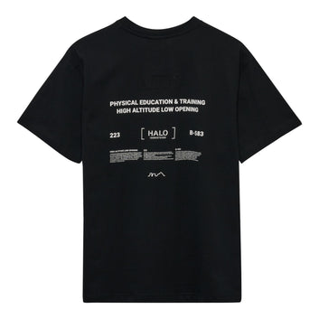 Halo U Graphic Boxy T-Shirt Light Black