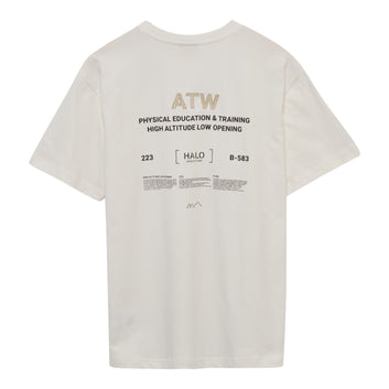 Halo U Graphic Boxy T-Shirt Marshmellow Black