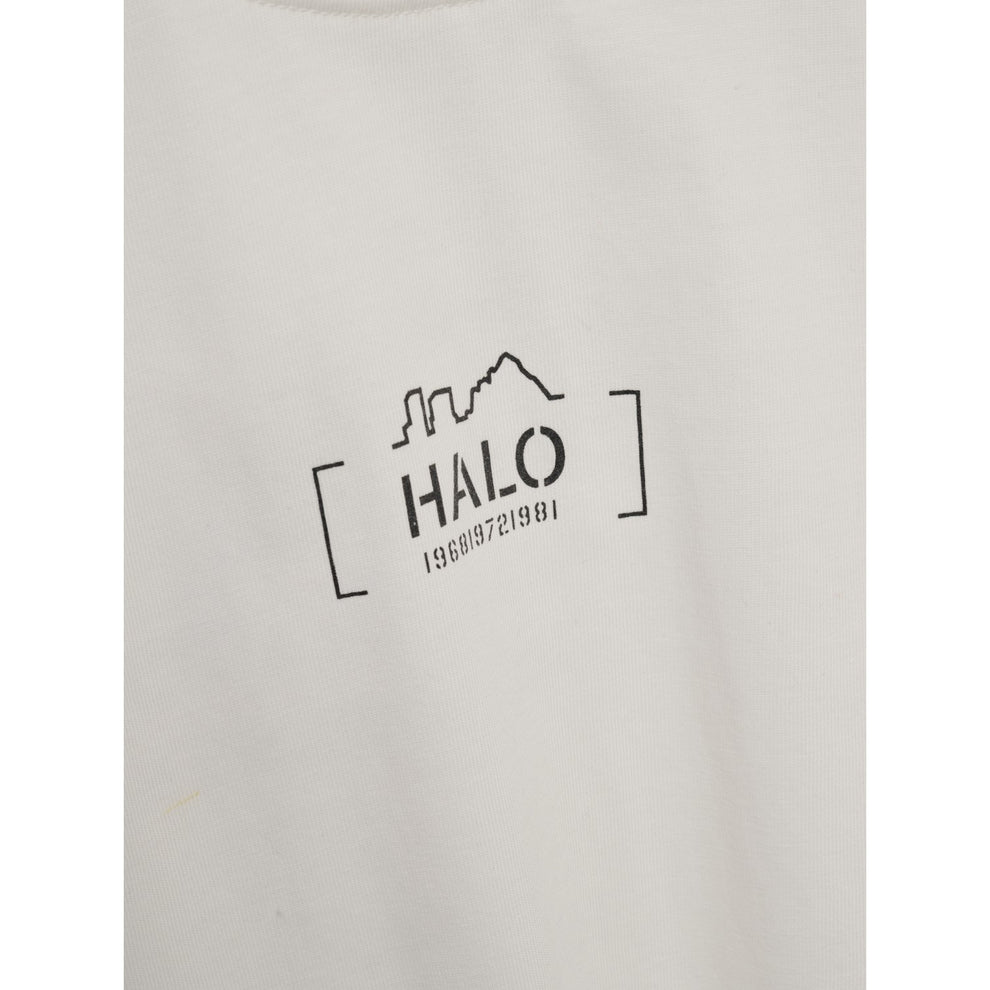 Halo U Graphic Boxy T-Shirt Marshmellow Black