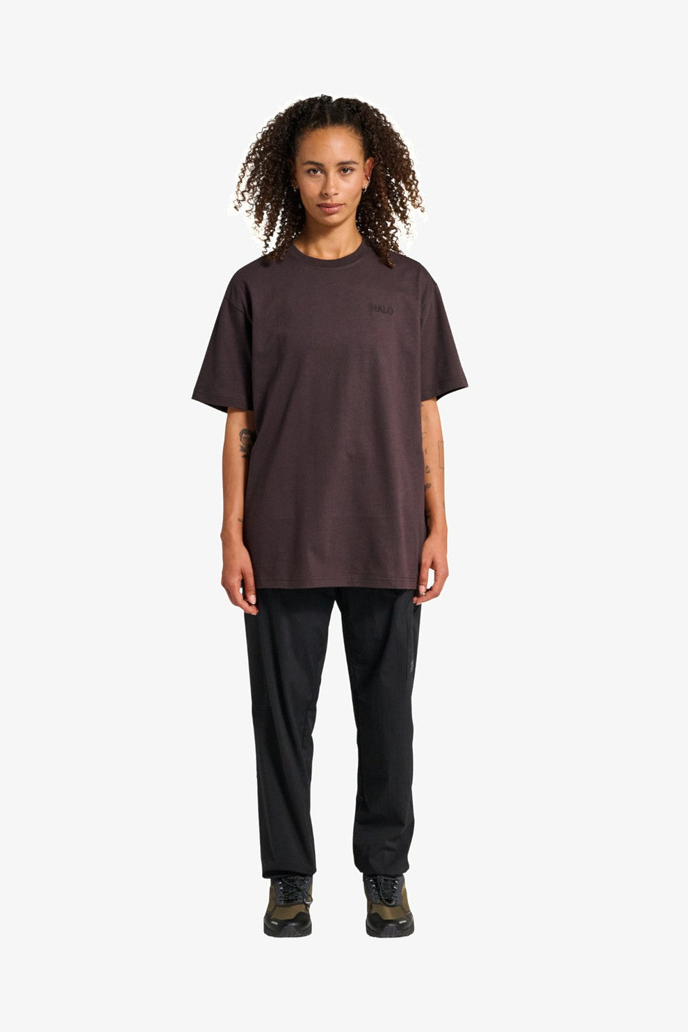 Halo Women Logo T-shirt Chocolate Torte