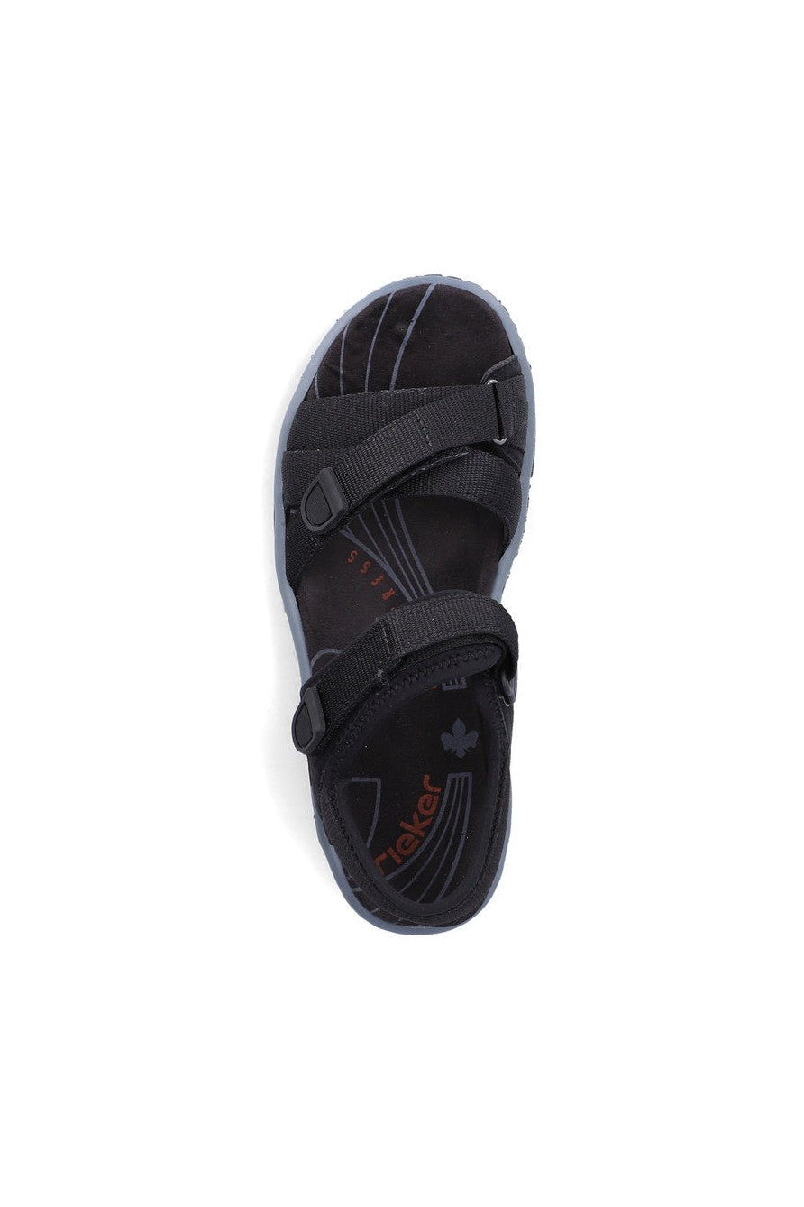 Rieker W Sandaler Black - 68852-00