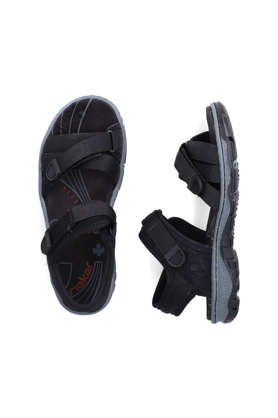 Rieker W Sandaler Black - 68852-00