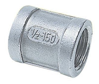 1852 Muffe indv gevind Rustfri stål