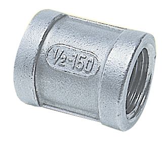 1852 Muffe indv gevind RF stål, 1"