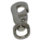 Karabinhage galvaniseret m/svirvel f/hundesele