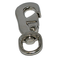 Karabinhage galvaniseret m/svirvel f/hundesele