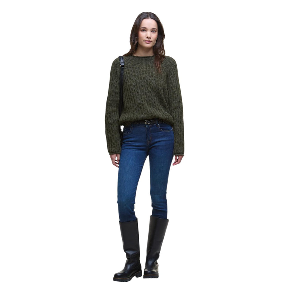 Barbour W Bamburgh Knitted Jumper Olive