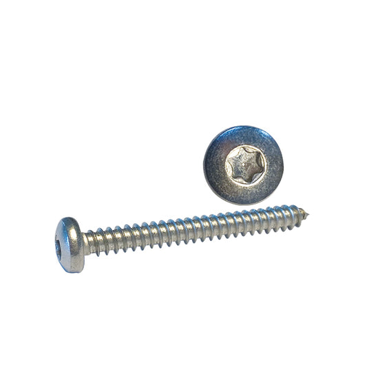 Skrue panhoved Type 4,2, Torx 20, A4, 100stk