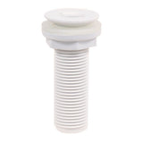 Trudesign skroggennemføring undersænket komposit, hvid