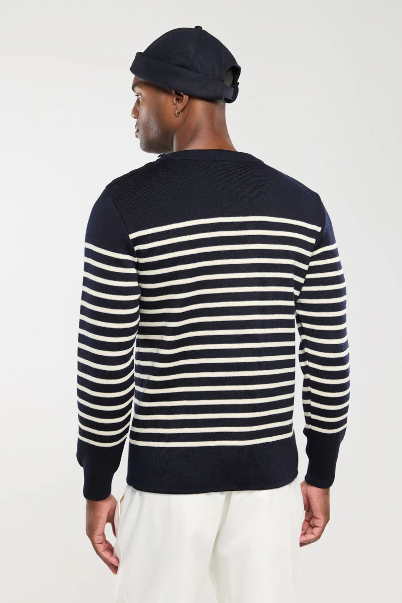 Armor-Lux M Pull Marin Molene Heritage Sweater Naviere Nature