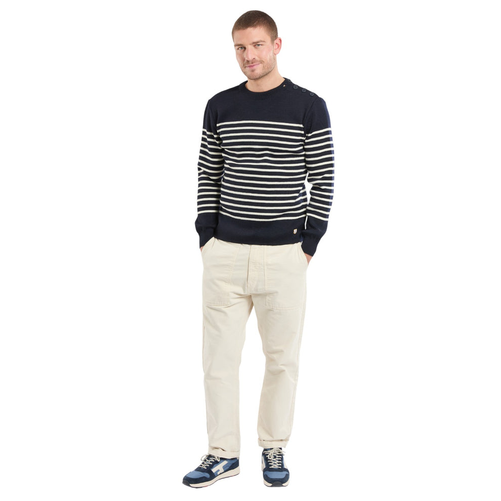 Armor-Lux M Pull Marin Molene Heritage Sweater Naviere Nature
