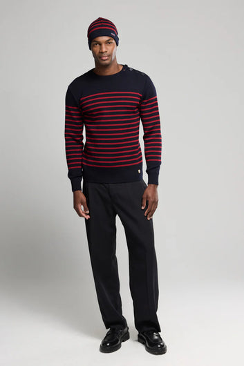 Armor-Lux M Pull Marin Molene Heritage Sweater Naviere Piement