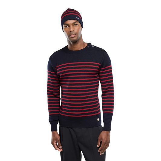 Armor-Lux M Pull Marin Molene Heritage Sweater Naviere Piement