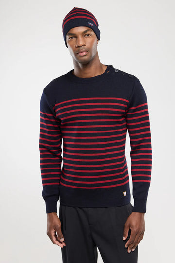 Armor-Lux M Pull Marin Molene Heritage Sweater Naviere Piement