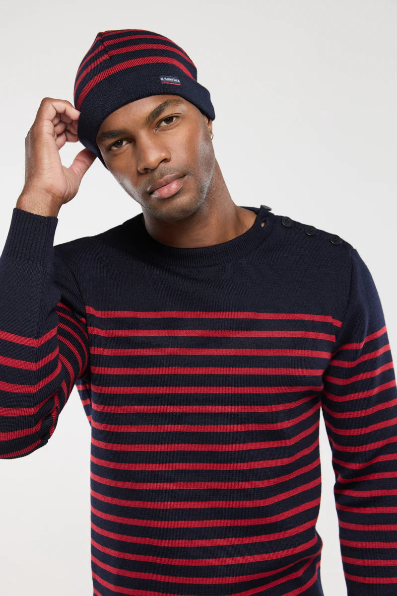 Armor-Lux M Pull Marin Molene Heritage Sweater Naviere Piement