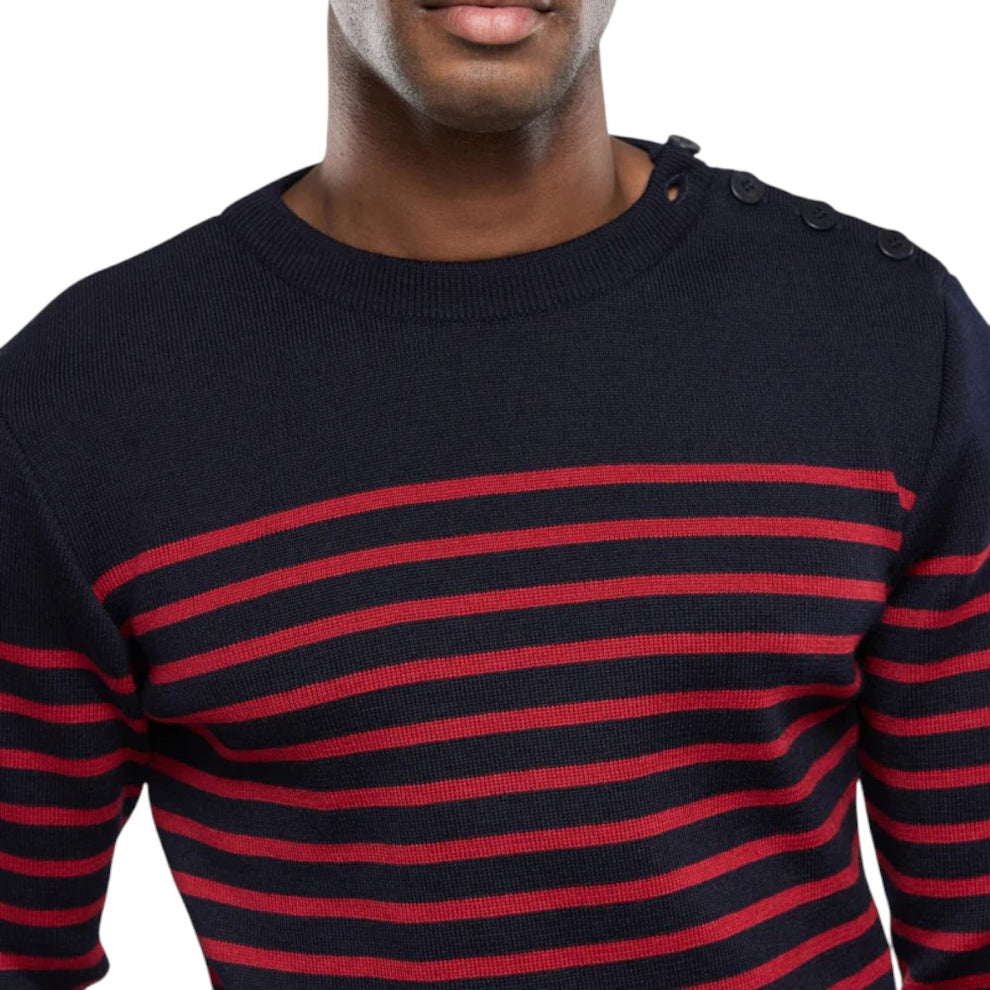 Armor-Lux M Pull Marin Molene Heritage Sweater Naviere Piement