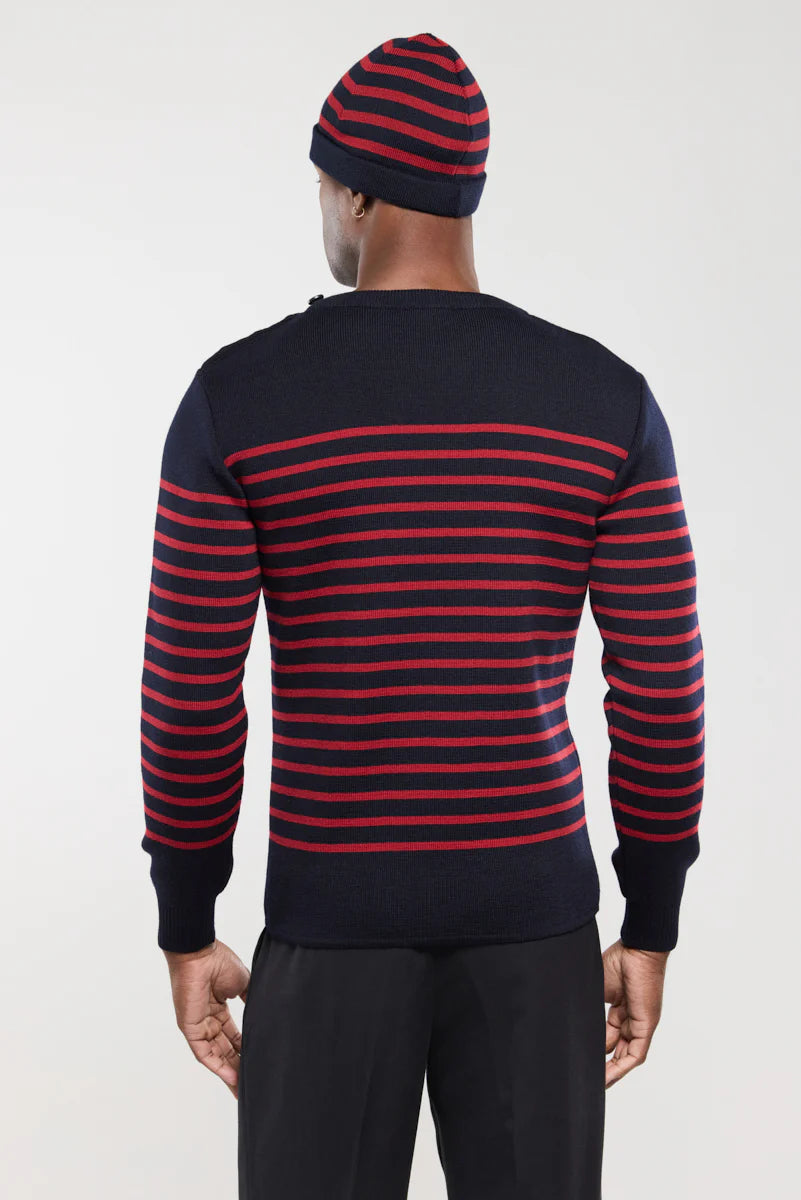 Armor-Lux M Pull Marin Molene Heritage Sweater Naviere Piement
