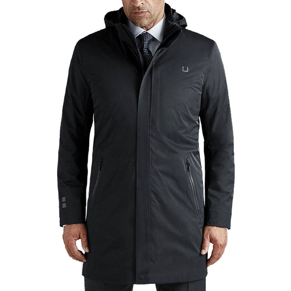 UBR M Black Storm Coat II Frakke - Havhøkeren