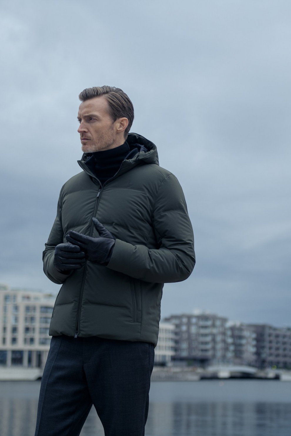 UBR M Bolt Down Jacket Night Olive