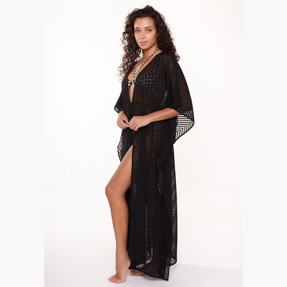 LingaDore W Kimono Black