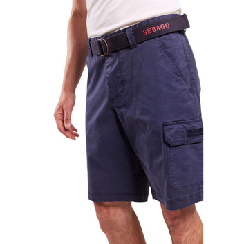 Sebago M Outwashed Pocket Shorts Navy