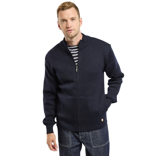 Armor Lux M Plouescat Heritage Cardigan Navy