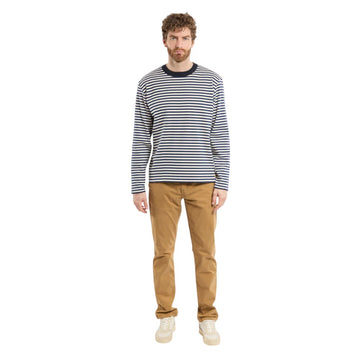 Armor-Lux U T-Shirt ML Heritage Marine Deep Milk