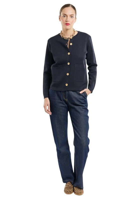 Armor-Lux W Cardigan Rich Navy