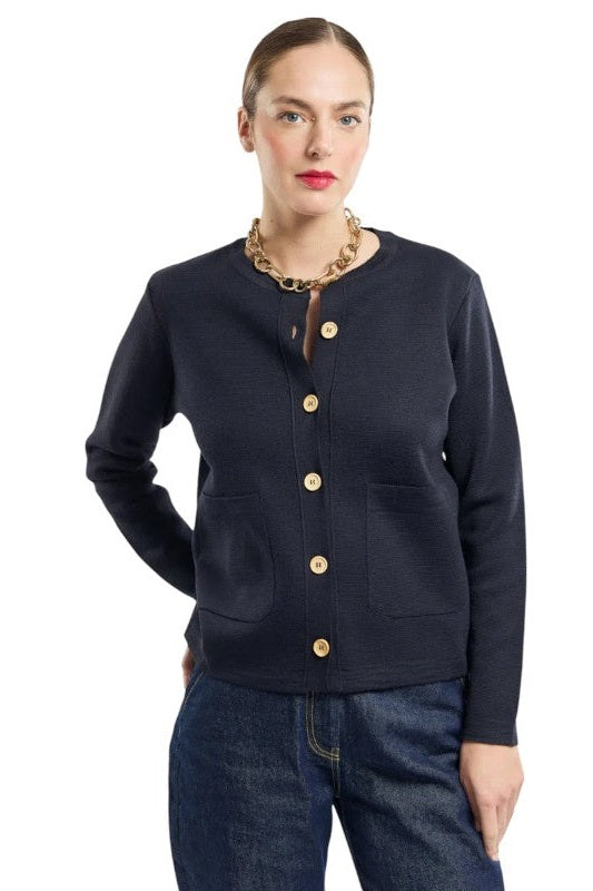 Armor-Lux W Cardigan Rich Navy