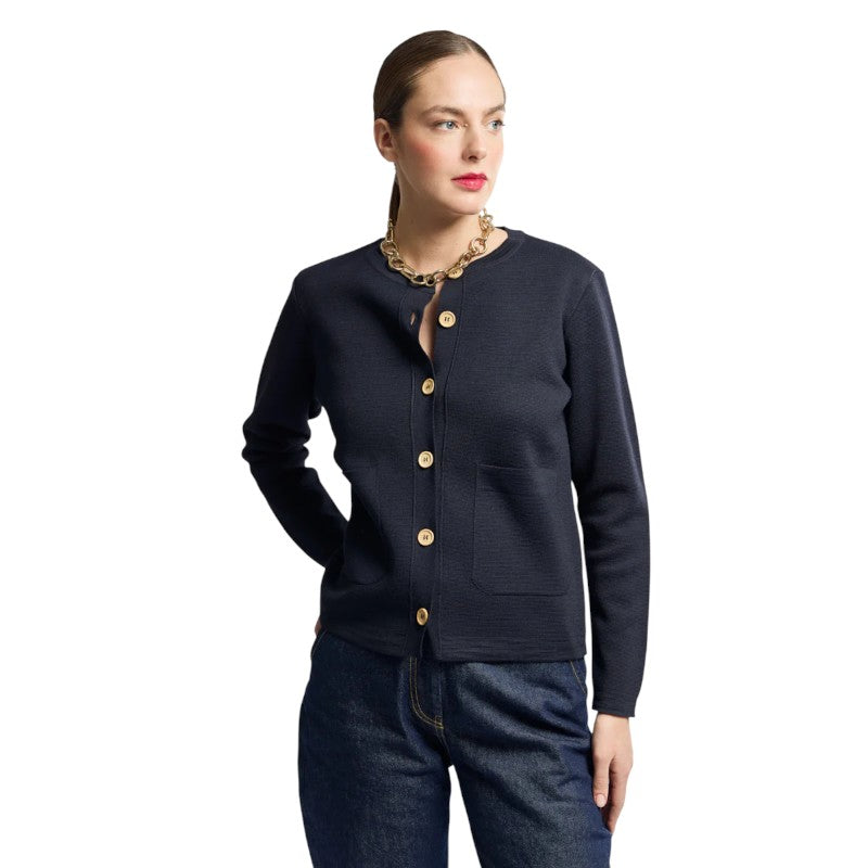 Armor-Lux W Cardigan Rich Navy