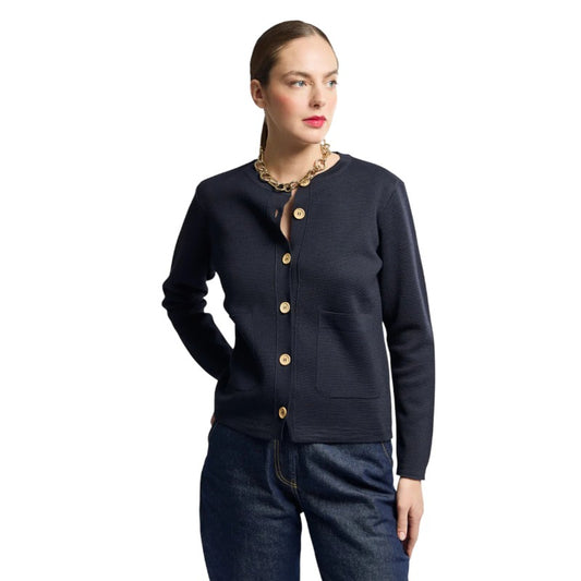 Armor-Lux W Cardigan Rich Navy