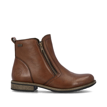 Rieker W Brown Ankelstøvler Læder Brun - 74850-25