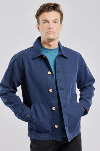 Armor Lux M Fisherman Jacket Bomuld Pecheur Navier