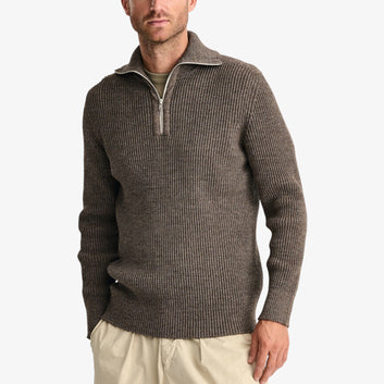 S.N.S. Herning U Fender Short Zip Terra Brown