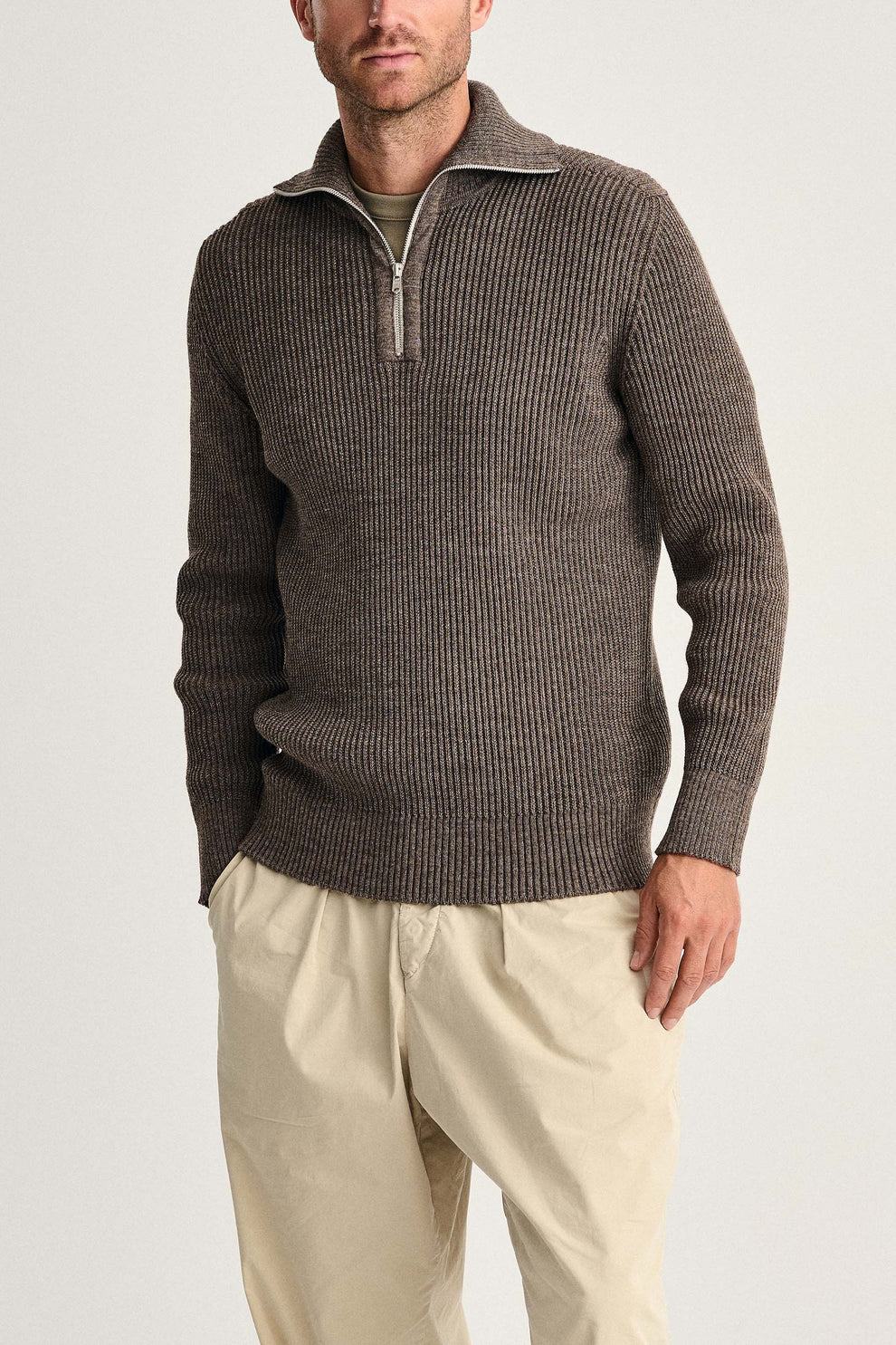 S.N.S. Herning U Fender Short Zip Terra Brown
