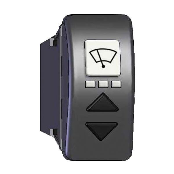 Kontakt m/viskerrobot til 2 motorer, 12/24V