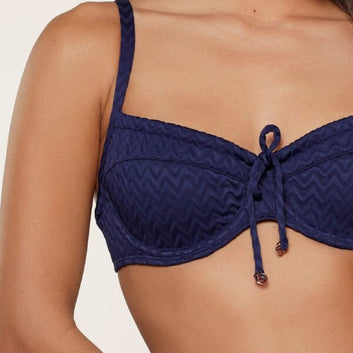 LingaDore W Wire Bikini Top DarkBlue