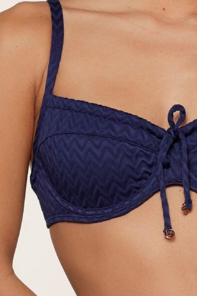 LingaDore W Wire Bikini Top DarkBlue