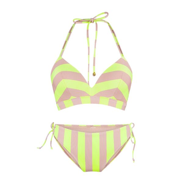 LingaDore W Triangle Padded Bikiniset Stripes