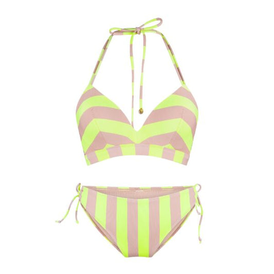 LingaDore W Triangle Padded Bikiniset Stripes
