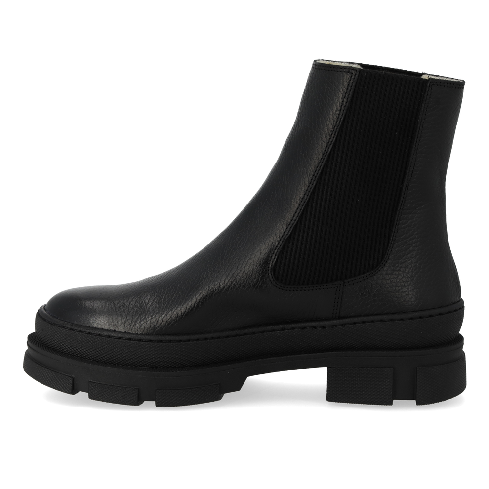 Angulus Chelsea Boot With Wool Lining Black/Black