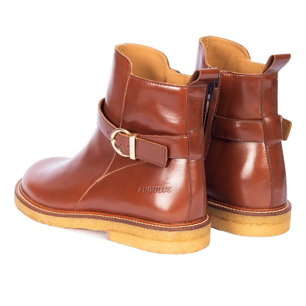 Angulus W Støvle med Spændedetalje Brown
