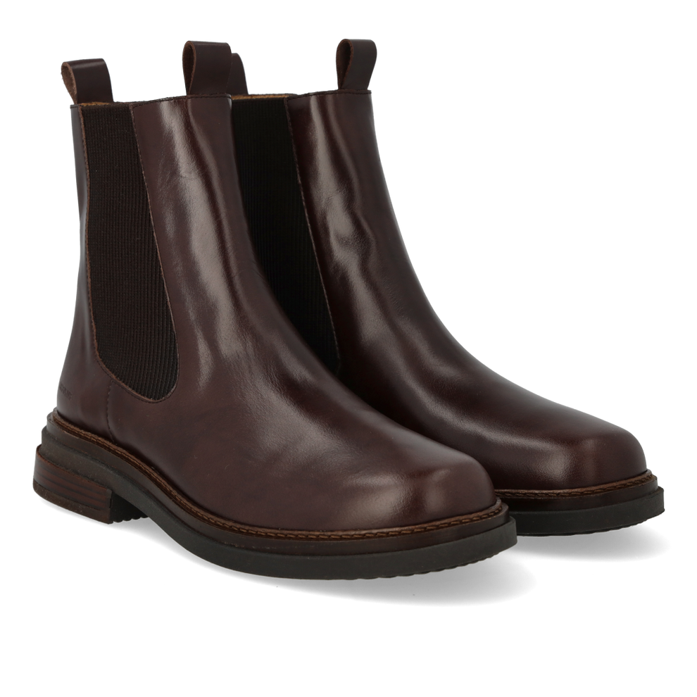 Angulus W Boot With Elastic Dark Brown