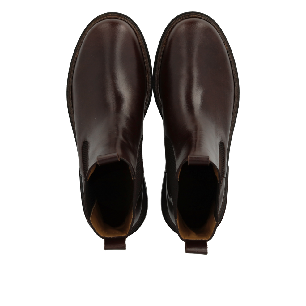 Angulus W Boot With Elastic Dark Brown
