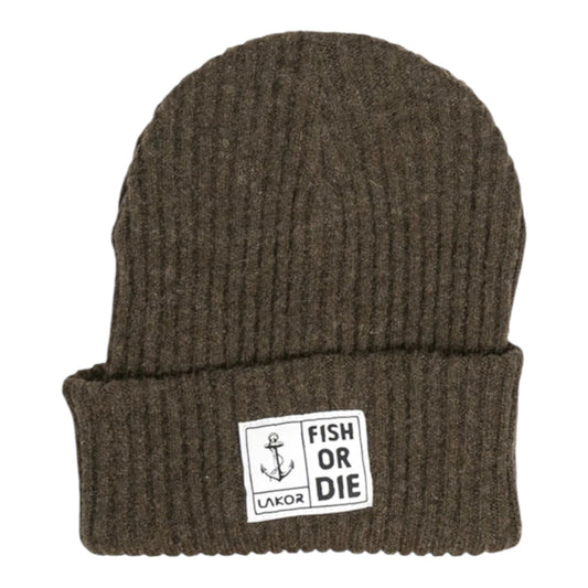 LAKOR U Fish or Die Beanie Green