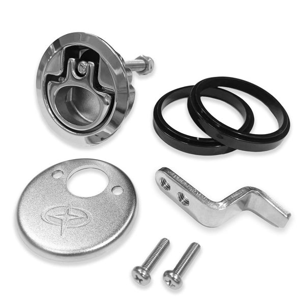 Roca Dørkbeslag vinklet rigel, Ø61,5